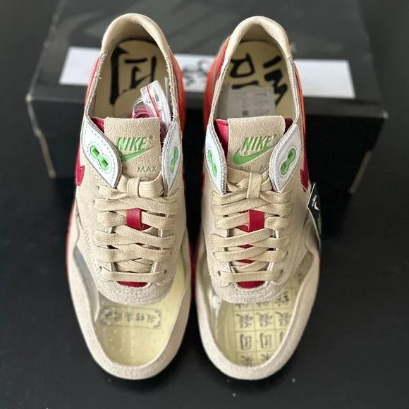 Nike CLOT x Air Max 1 'Kiss of Death' 2021 - Picture 12 of 16